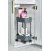 Violet House Етажерка 2-х ярусна Violet House 6021 Honeycomb WHITE 17х27х43 см