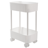Етажерка 2-х ярусна Violet House 6021 Honeycomb WHITE 17х27х43 см