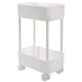 Violet House Етажерка 2-х ярусна Violet House 6021 Honeycomb WHITE 17х27х43 см