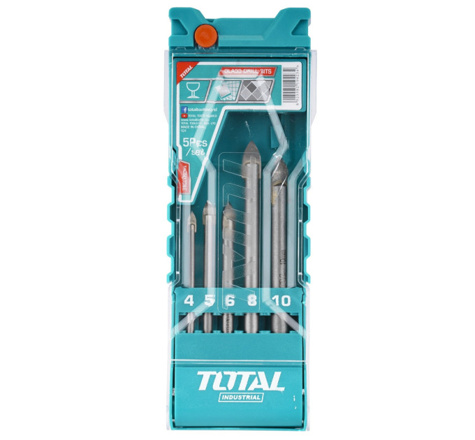 Total Набір свердел по склу TOTAL TACSD7256