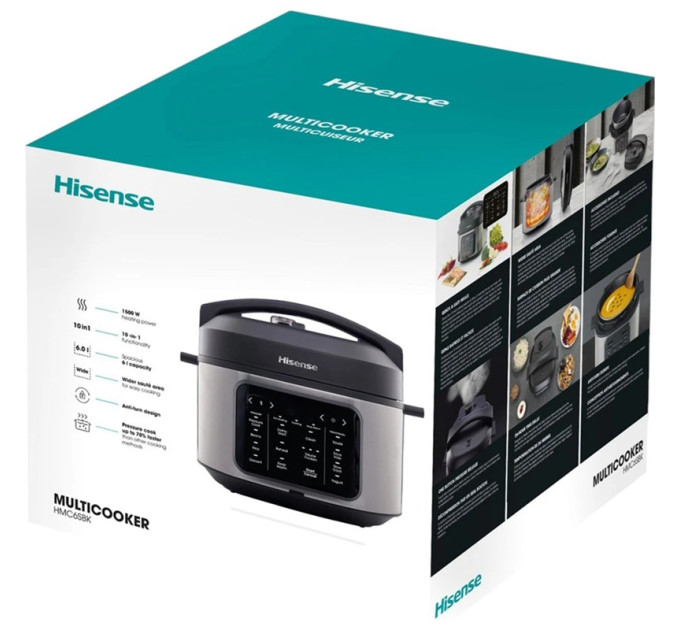 Hisense Мультиварка-скороварка Hisense HMC6SBK