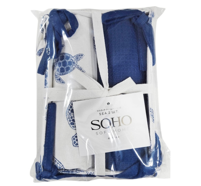 SOHO Набір рушників Soho 40x60см Sea 2 шт