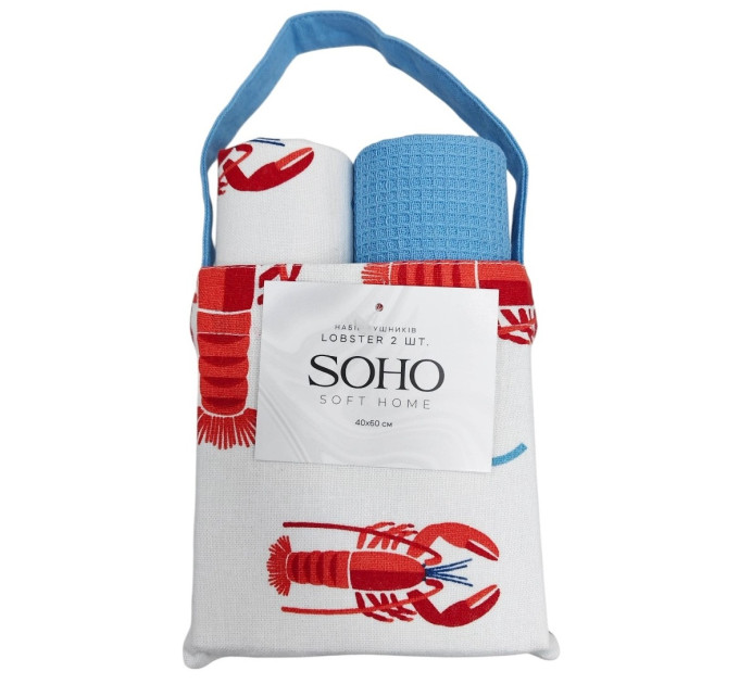 SOHO Набір рушників Soho 40x60см Lobster 2 шт
