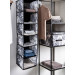 Idea Home Органайзер Idea Home NP-121 Anthracite Flowers 28x28x112 см