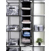 Idea Home Органайзер Idea Home NP-121 Anthracite Flowers 28x28x112 см