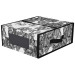 Idea Home Органайзер Idea Home BS-S01 Anthracite Flowers 15x38.1x32.5 см