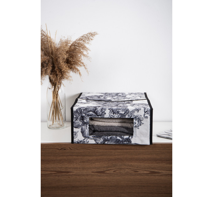Idea Home Органайзер Idea Home BS-S01 Anthracite Flowers 15x38.1x32.5 см