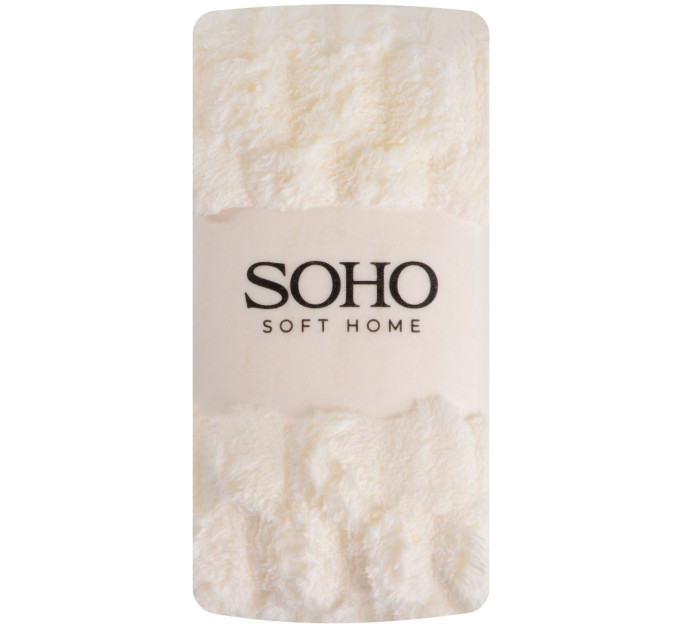 SOHO Рушник банний Soho 35x75 см Sote Ivory