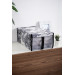 Idea Home Органайзер Idea Home NPA-01 Anthracite Flowers 34x22x16 см