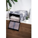 Idea Home Органайзер Idea Home NPA-01 Anthracite Flowers 34x22x16 см