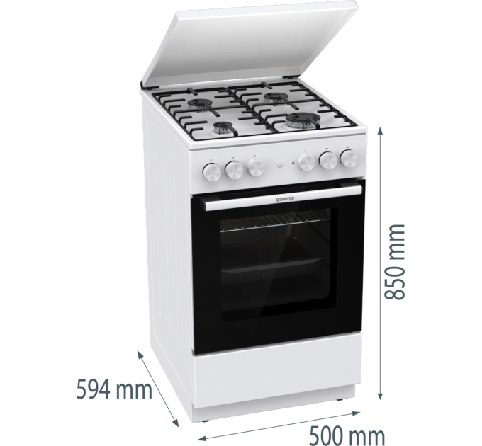 Gorenje Комбінована плита Gorenje GK5A22WH