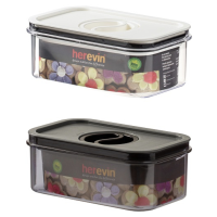 Контейнер HEREVIN Canister-Vacuum Lid-White-Black 0.6 л (161174-000)