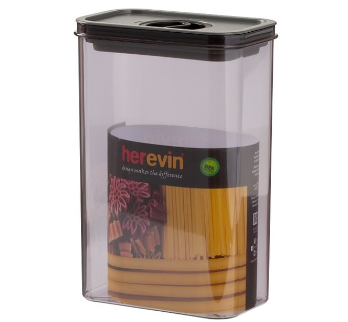 Herevin Контейнер HEREVIN Canister-Vacuum Lid-White-Black 2.5 л (161189-000)