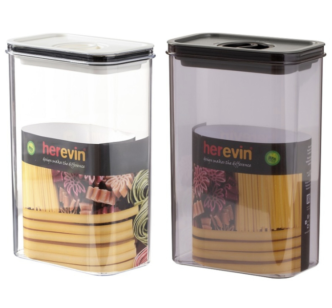 Herevin Контейнер HEREVIN Canister-Vacuum Lid-White-Black 2.5 л (161189-000)