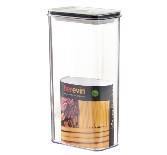 Herevin Контейнер HEREVIN Canister-Vacuum Lid-White-Black 3 л (161194-000)