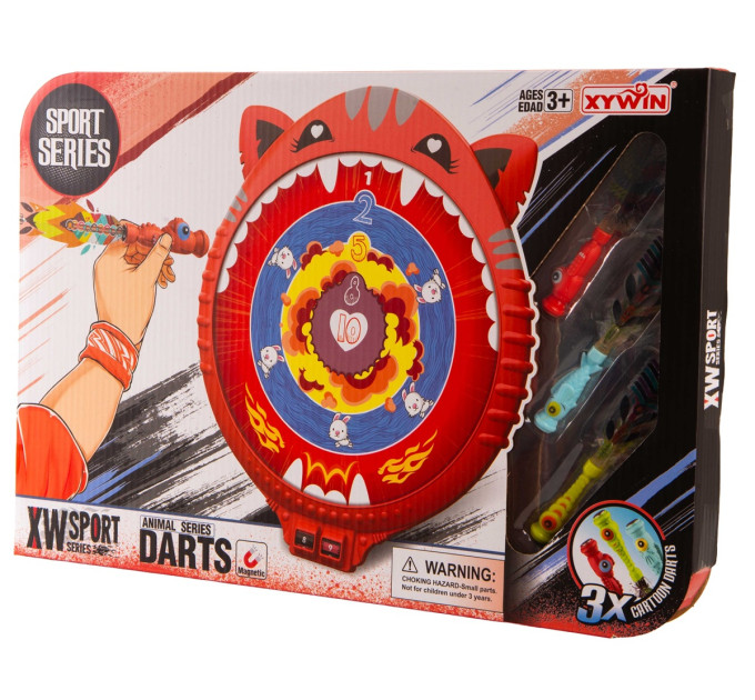 DIY TOYS Іграшковий набір DIY Toys Магнітний дартс Тигр (CJ-1515378)
