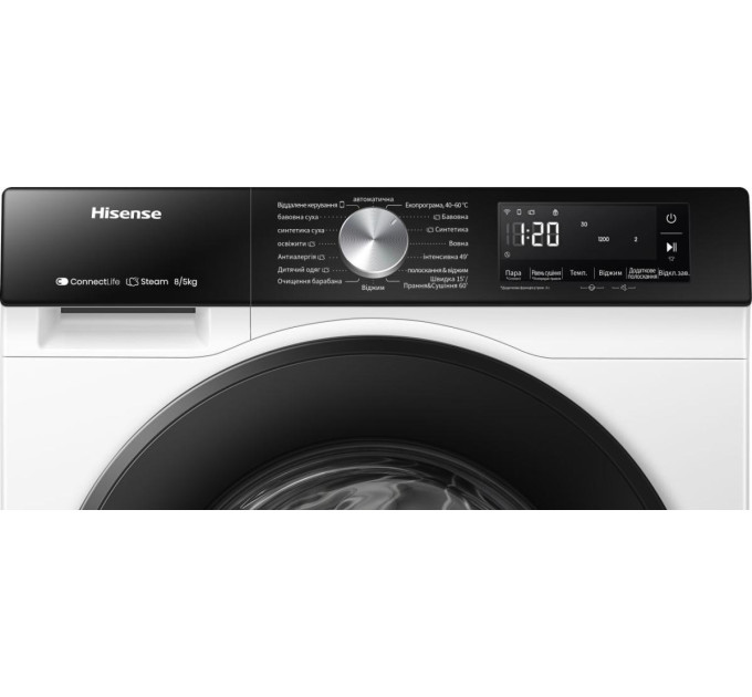 Hisense Прально-сушильна машина Hisense WD3S8043BW3/UA