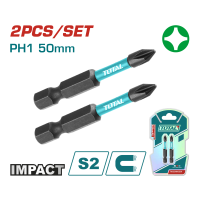 Викрутні насадки TOTAL TACIM71PH150, PH1, 50 мм, 2шт.