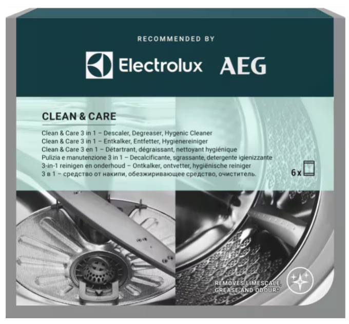 Electrolux Засіб для видалення накипу Electrolux M2GCP601 Clean & Care 3 в 1
