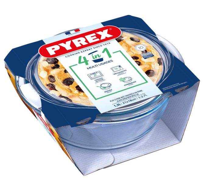 Pyrex Каструля з кришкою Pyrex, 1.3 л