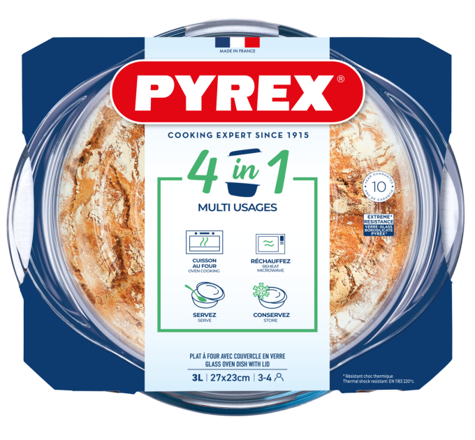 Pyrex Каструля з кришкою Pyrex, 3 л