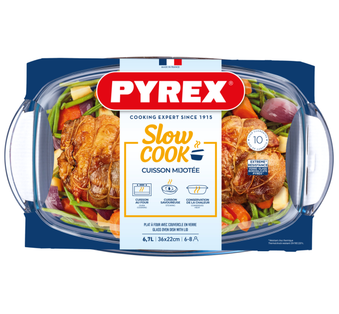 Pyrex Каструля з кришкою Pyrex, 6.7 л