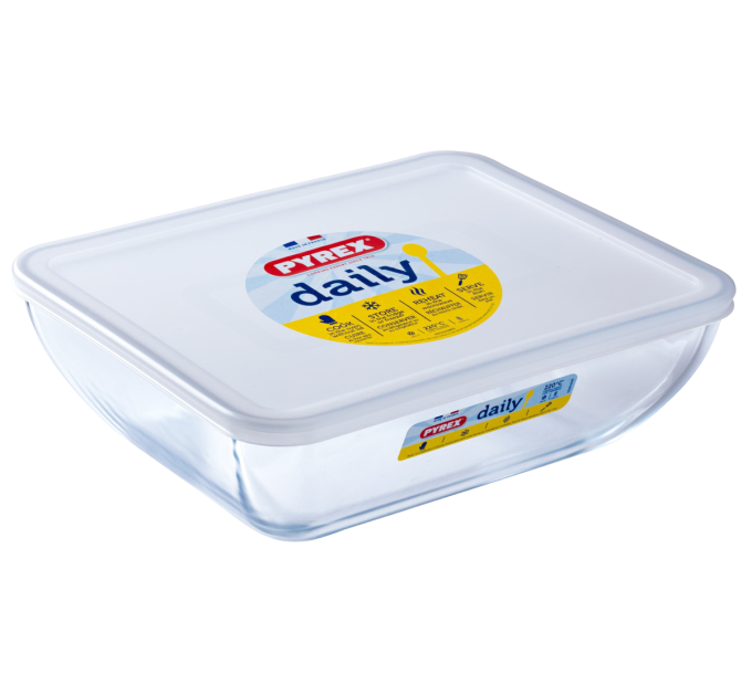 Pyrex Форма з кришкою Pyrex Daily, 25х20 см