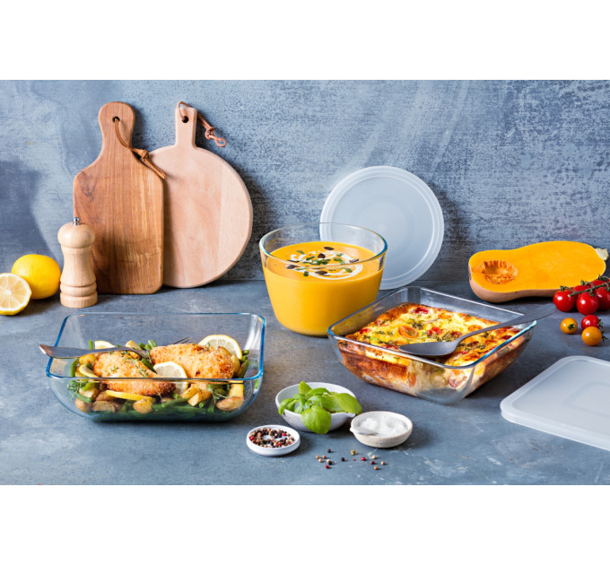 Pyrex Форма з кришкою Pyrex Daily, 25х20 см