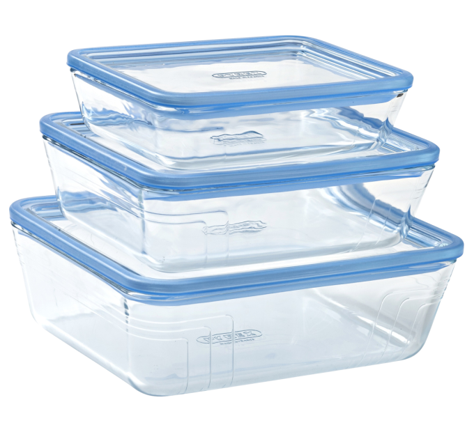 Pyrex Форма з кришкою Pyrex Pure Glass, 19x14x5 см (0.8 л)