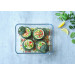 Pyrex Форма з кришкою Pyrex Pure Glass, 22x17x7 см