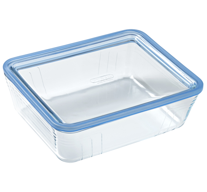 Pyrex Форма з кришкою Pyrex Pure Glass, 24x19x8 см (2.6 л)