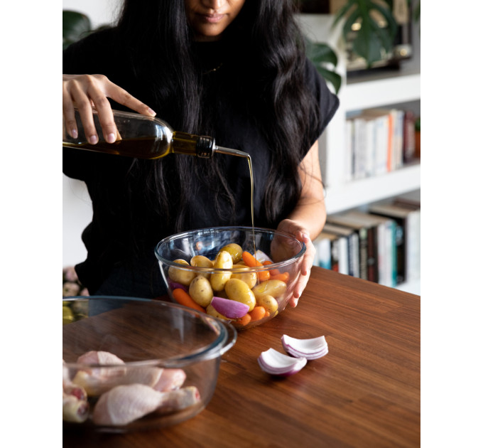 Pyrex Набір мисок Pyrex, 3 шт (0.7 л, 1.1 л, 2.3 л)