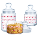 Luminarc Набір банок Luminarc Club Love Basket, 3х0.5, 0.75, 1 л