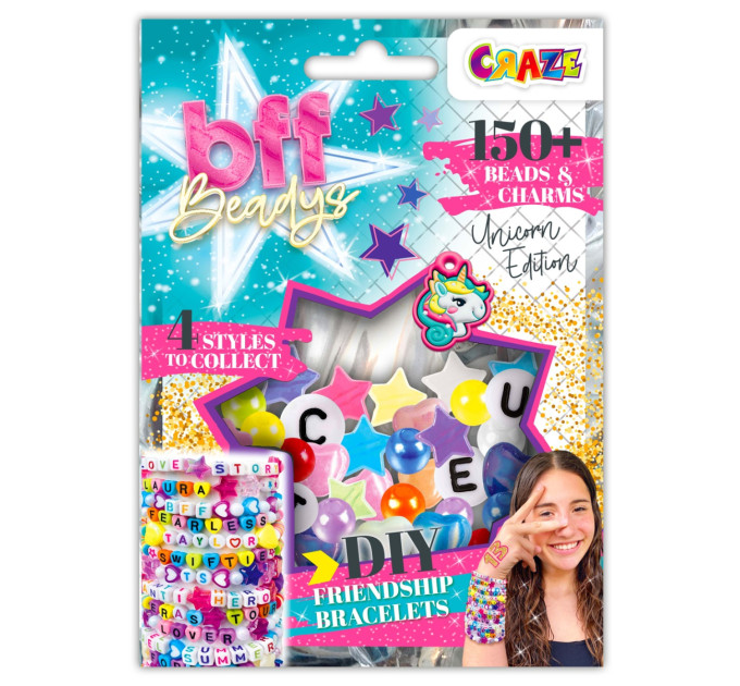 CRAZE Набір Craze Бусини і шарми BFF, 150 шт