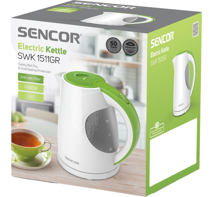 Sencor Електрочайник Sencor SWK 1511GR