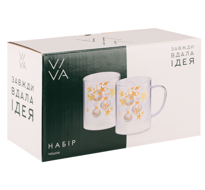 Viva Набір чашок Viva NY Balls, 2X400 мл