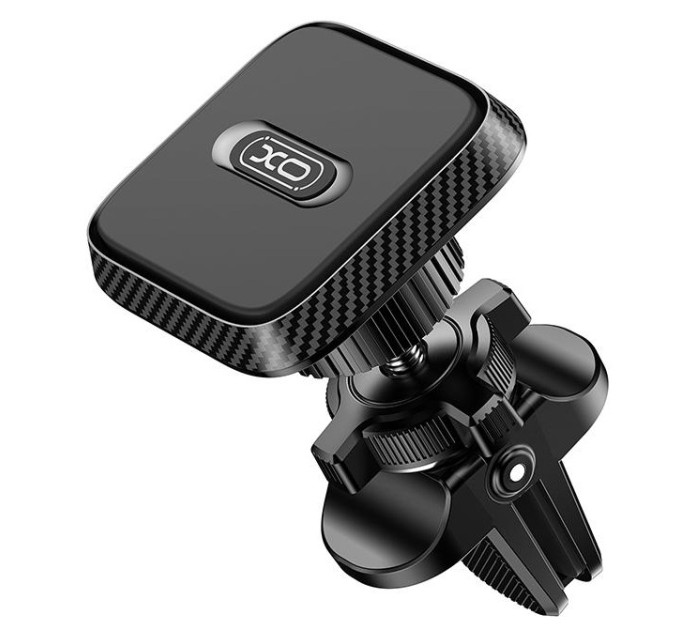 XO Автотримач XO C123 Air Vent Car Holder Square Magnetic Bracket Black