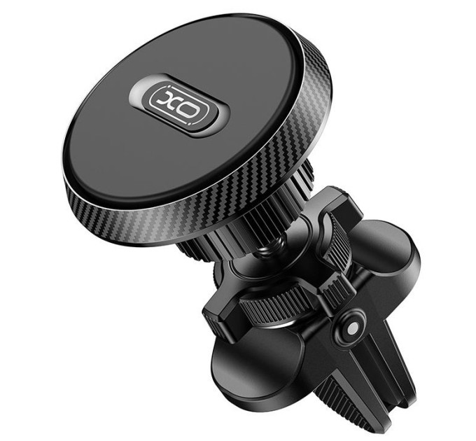 XO Автотримач XO C122 Air Vent Car Holder Round Magnetic Bracket Black
