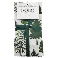 Набір рушників Soho 40x40см Christmas trees 4 шт