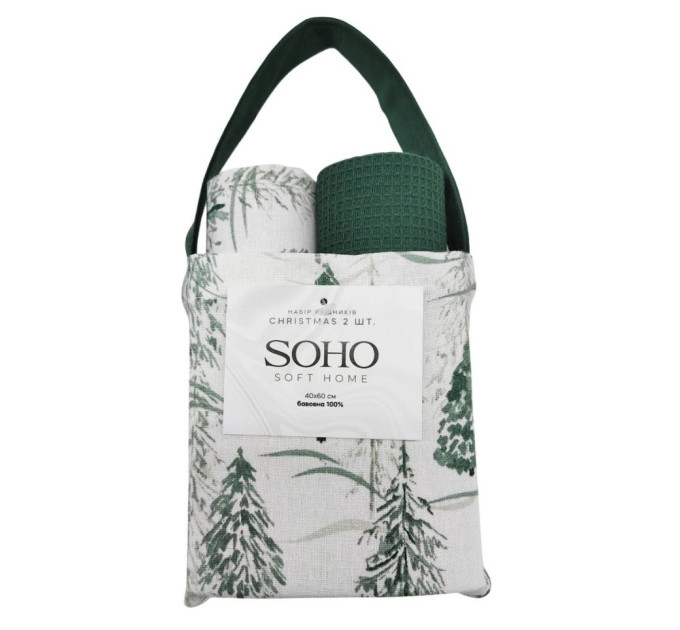SOHO Набір рушників Soho 40x60см Christmas 2 шт