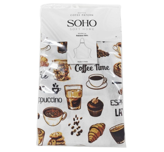 SOHO Фартух Soho Cofee Patern 60х84см