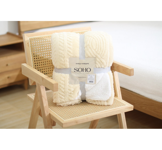 SOHO Плед-Ковдра Soho 150х200 см Colos Ivory