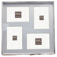 Фоторамка EVG ONIX 10х15 A02 COLLAGE 4 Silver 