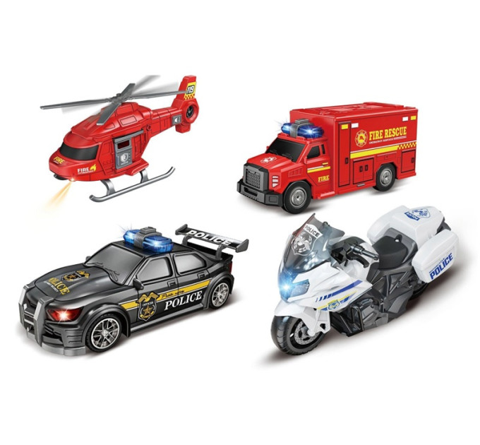 CARS S Іграшка CARS S Набір Рятувальна служба 4в1 1:20 (CJ-4835124)