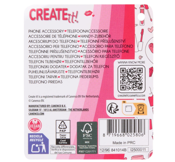 Create it! Шнурок для телефону Create IT! в асортименті 841014