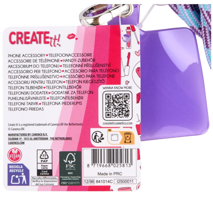 Create it! Шнурок для телефону Create IT! в асортименті 841014