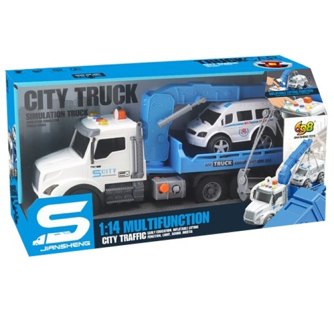 CARS S Іграшка CARS S Евакуатор блакитний 1:14 (CJ-4436960)