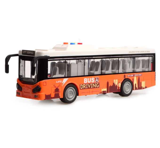 CARS S Іграшка CARS S Автобус помаранчевий 1:16 (CJ-4073621)