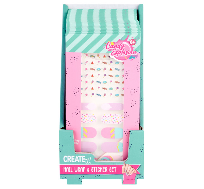 Create it! Набір для декорування нігтів 2 в 1 Create IT! Candy (848010)