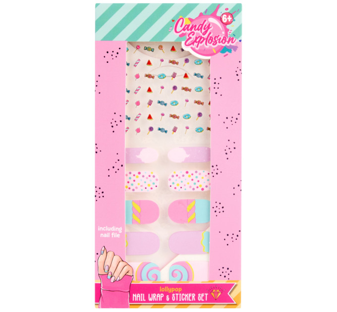 Create it! Набір для декорування нігтів 2 в 1 Create IT! Candy (848010)